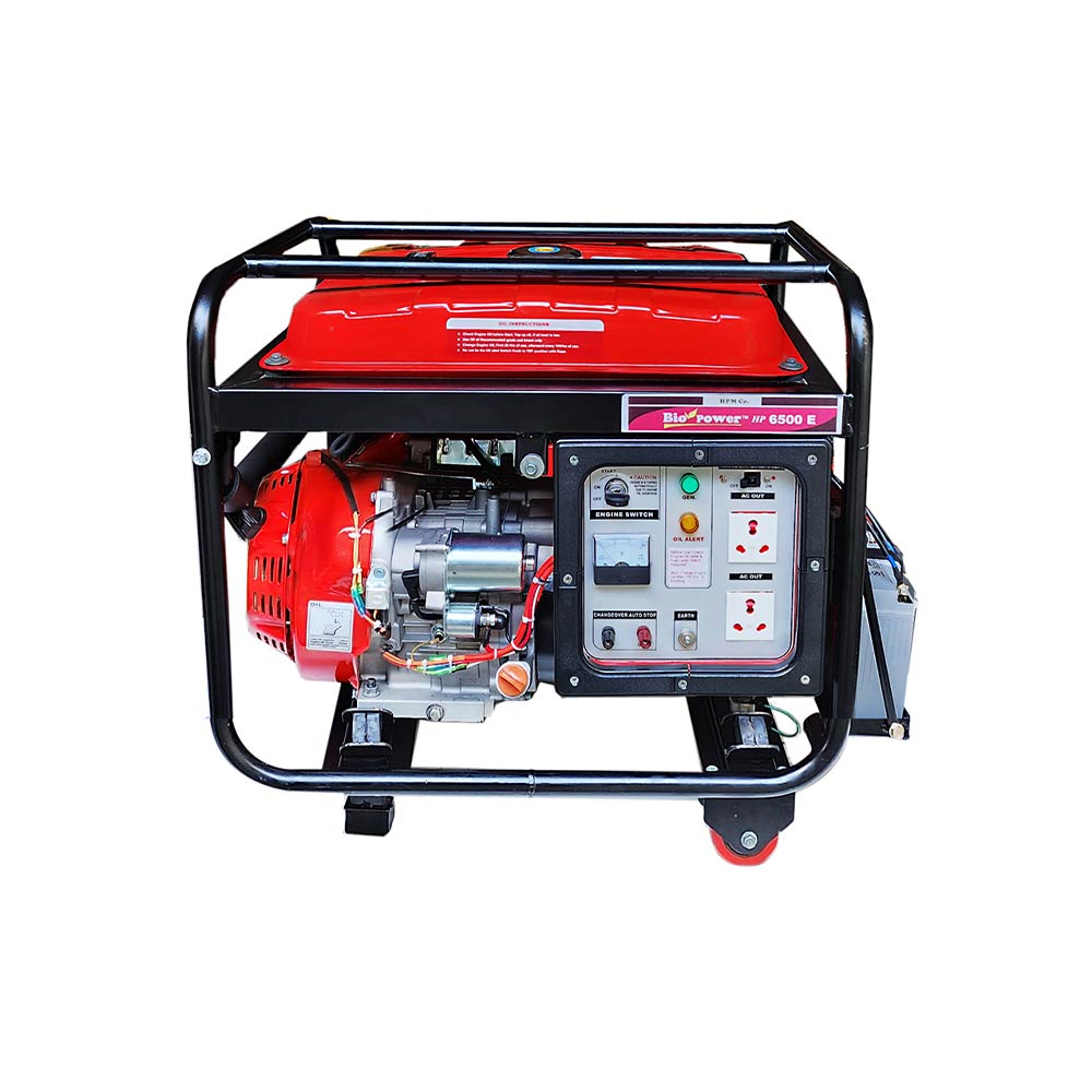 5.5 KVA PortableGenerator, Petrol Run, Model HP-6500E, Recoil & Self Start